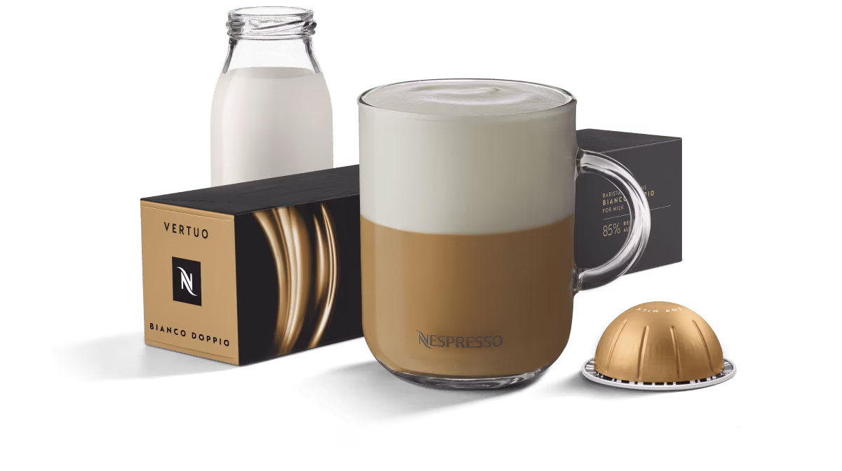 Bianco Doppio Capsules - Coffee for Milk Recipes - Nespresso