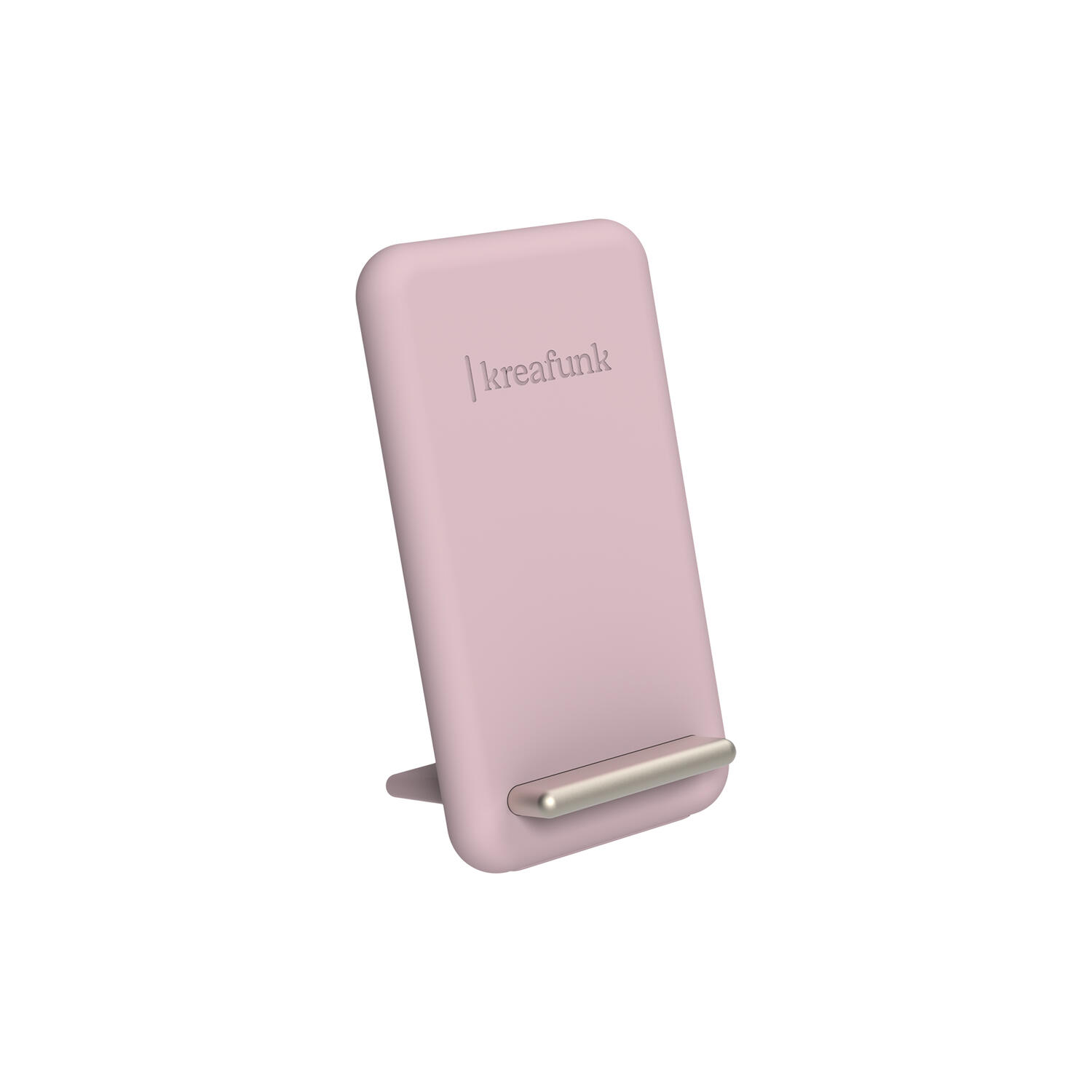 reCHARGE tr&aring;dløs powerbank, dusty rose