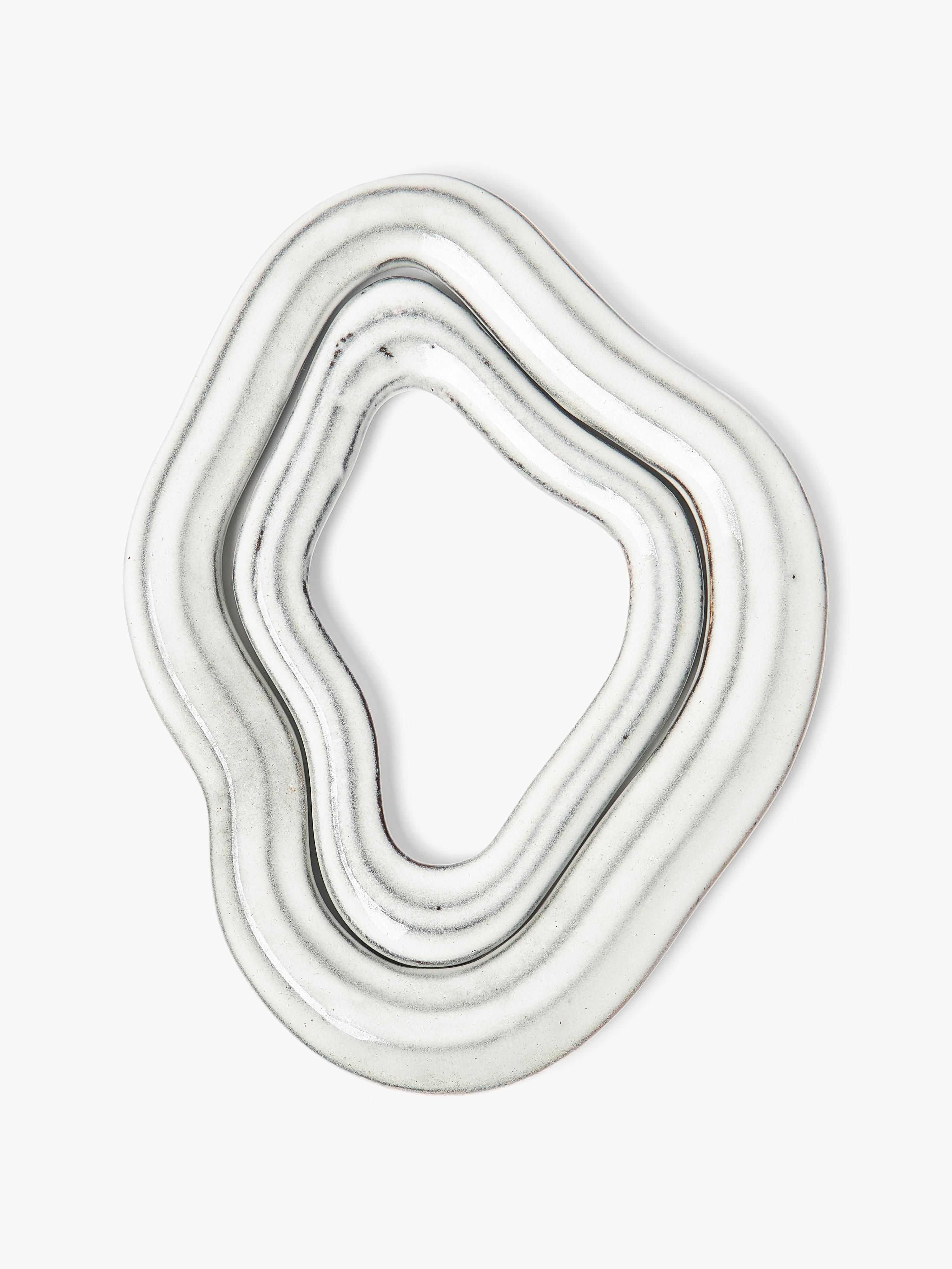 Handgefertigte Untersetzer Nordic Sand, 2er-Set