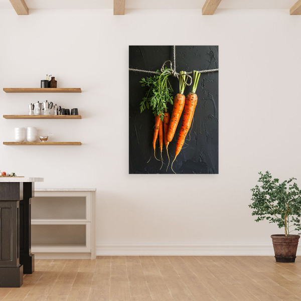 Obraz do kuchni restauracji baru jadalni, Marchewki warzywa 20x30