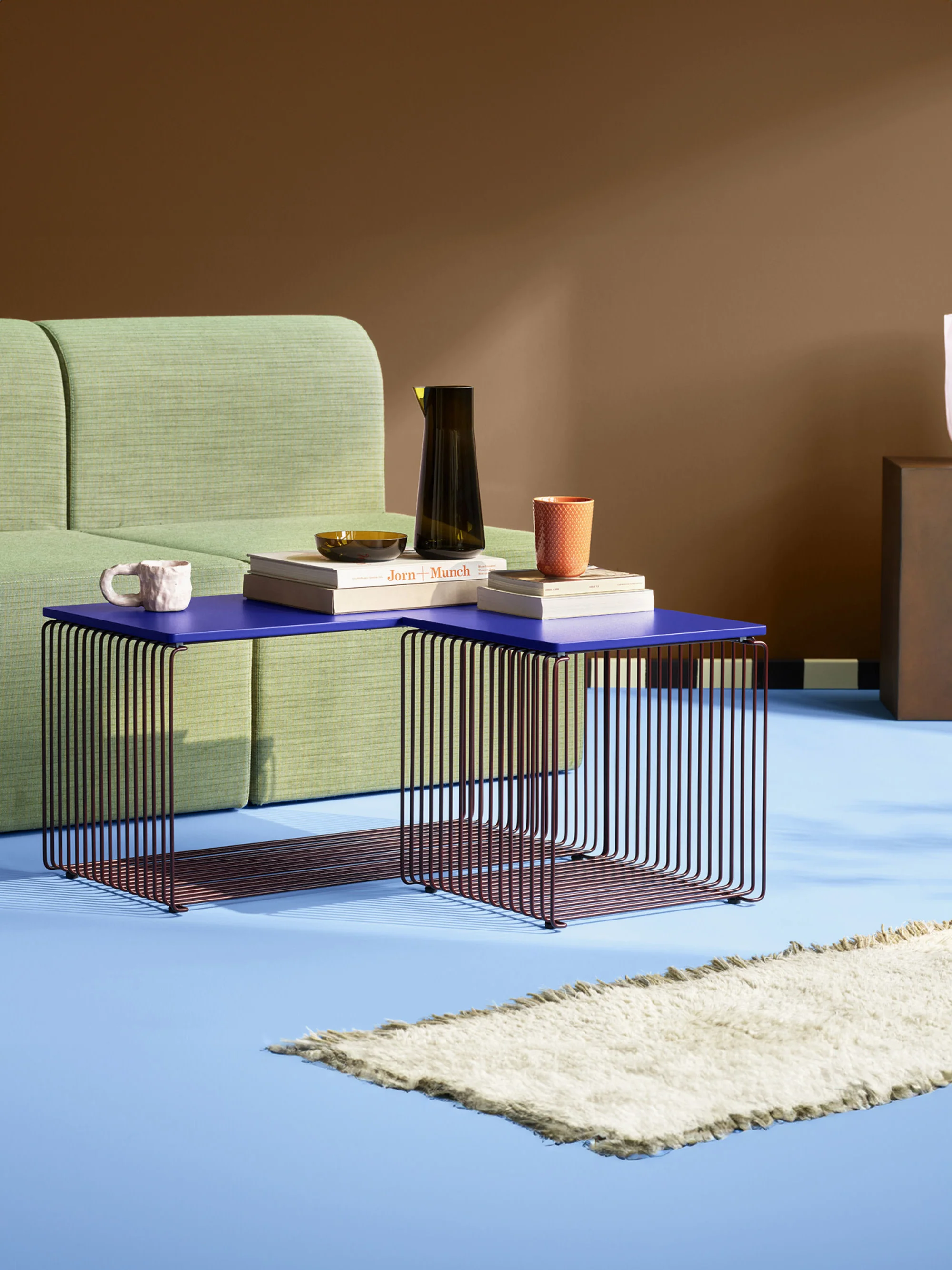 Auflageplatte Panton Wire Extended für modulares Regalsystem, B 70 cm