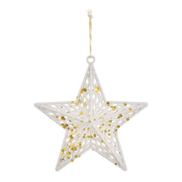 PINGENTE ESTRELA 12 CM NATAL ASTRAL