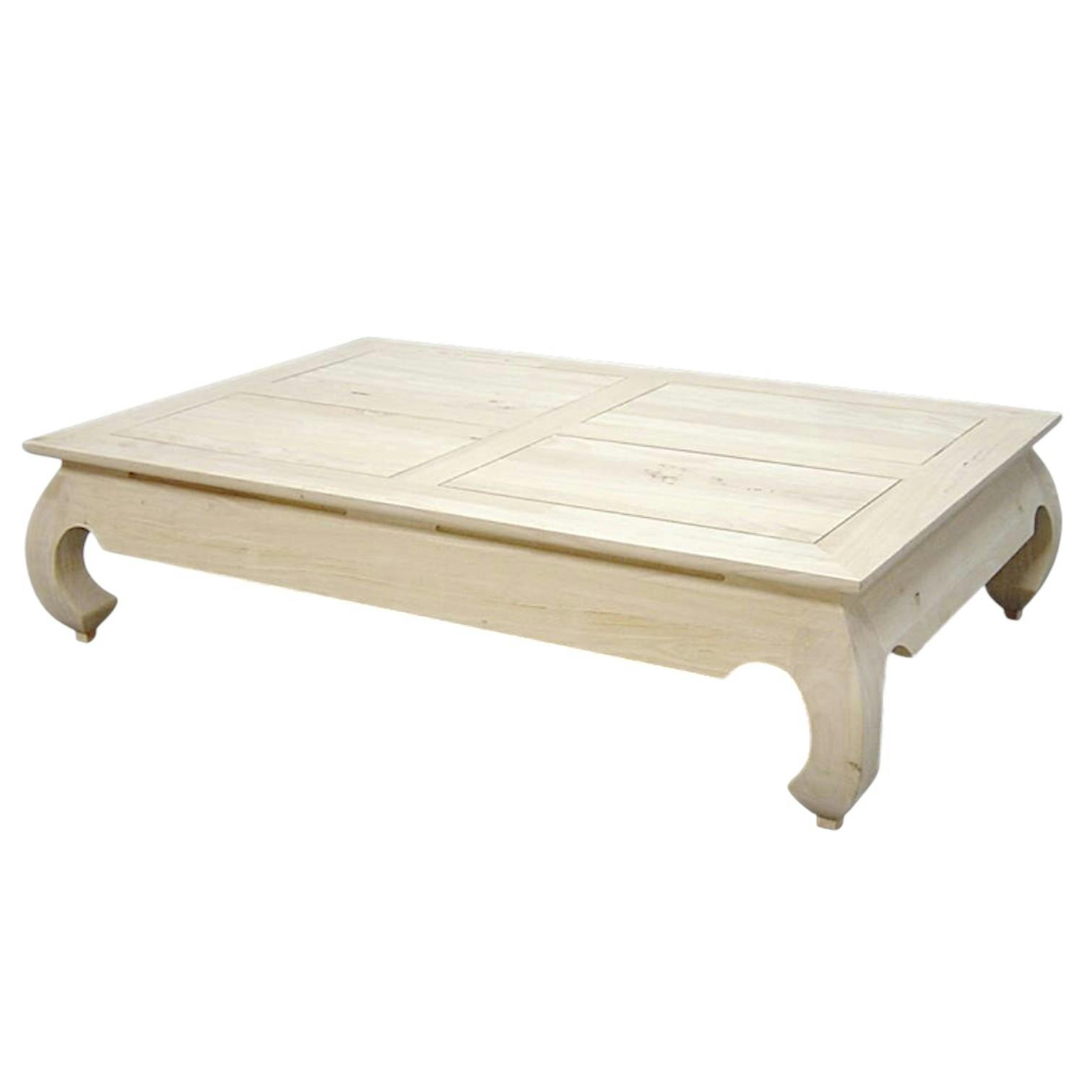 Table basse Opium hévéa 140x90x35cm MAORI