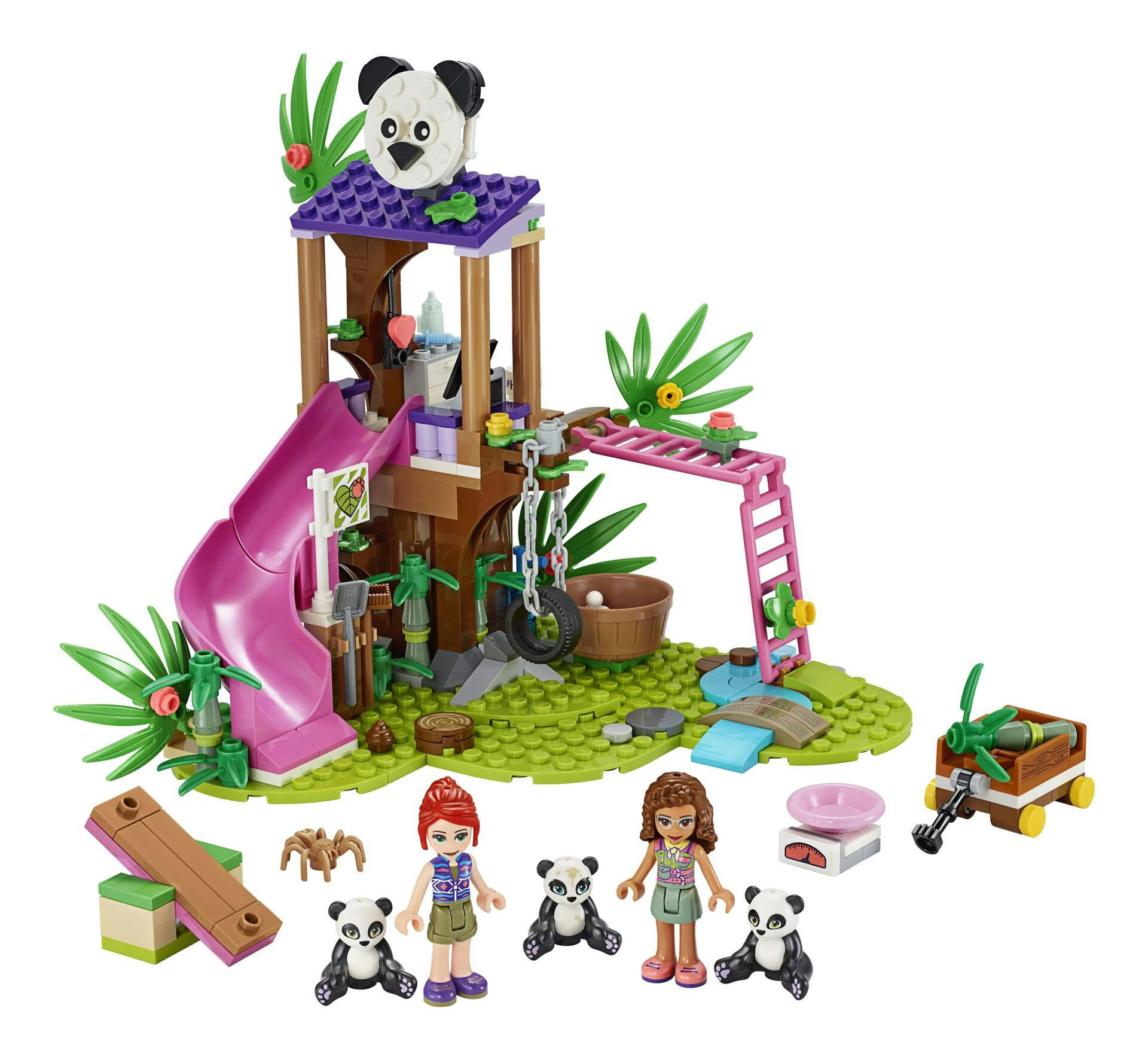 LEGO® Friends Panda Jungle Tree House 41422 Building Toy Kit For Kids, Ages 7+