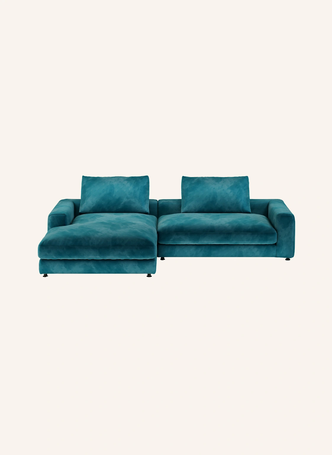 nydo Ecksofa XL MOSLER, links, Velours
