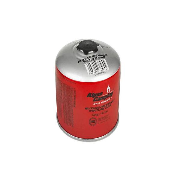 Pack de 4 Cartouches de gaz 500gr Butane/Propane MIX Gaz camping Appareils à gaz ALPENTECH