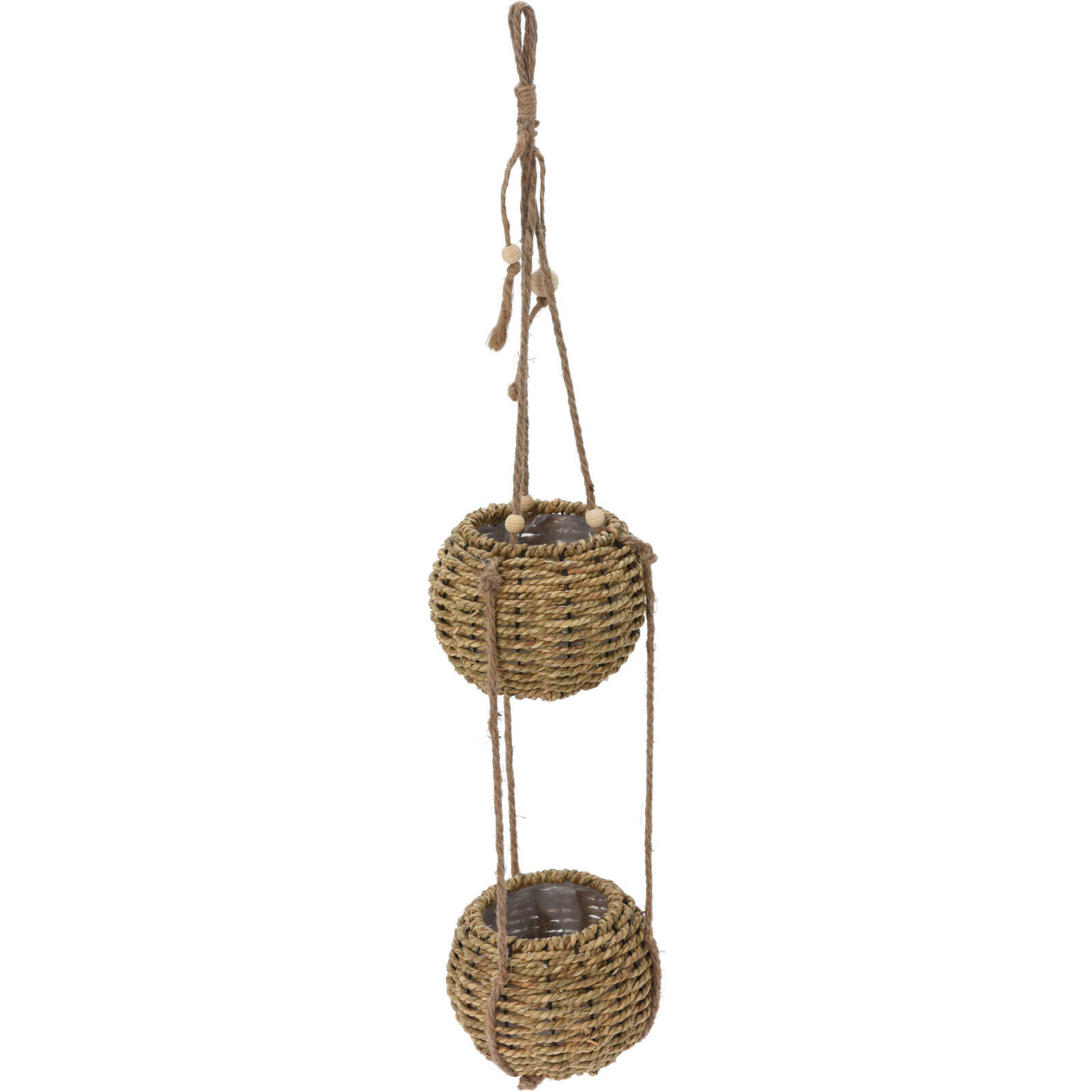 Wisząca doniczka na dwa kwiaty, 72 cm