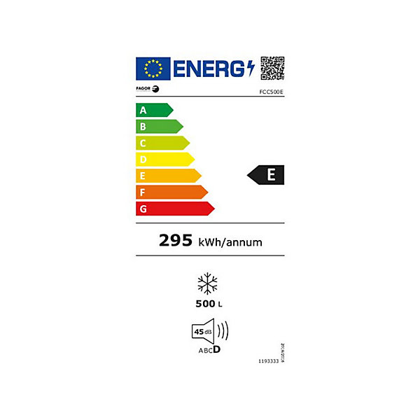 Congélateur coffre 165cm 500l Fagor FCC500E