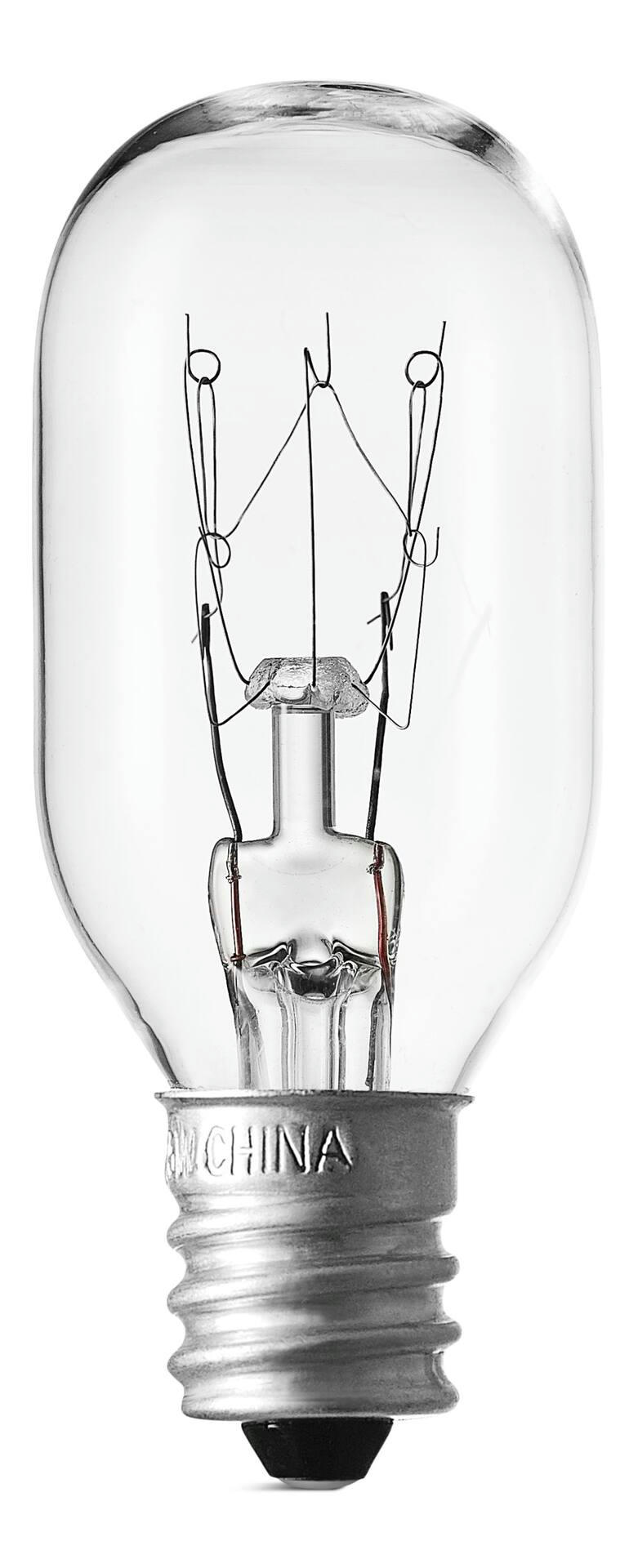 NOMA T7 E17 Base Appliances Clear Filament Light Bulb, 180 Lumens, Warm White, 25W