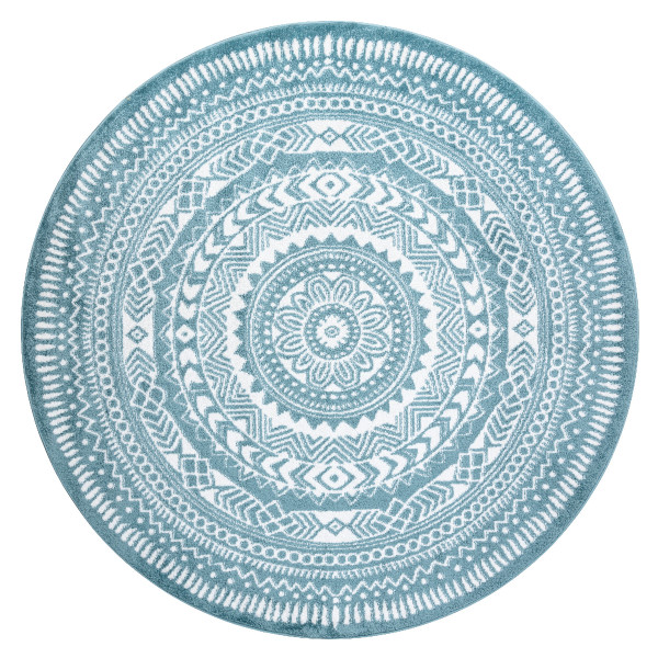 Dywan FUN Napkin serweta - niebieski koło 140 cm