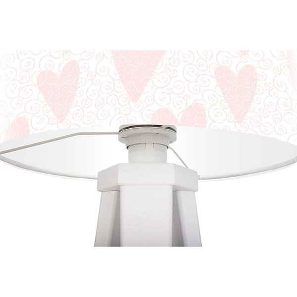 Lampe de chevet kids foto-353 30 x 30 x 45 cm Blanc