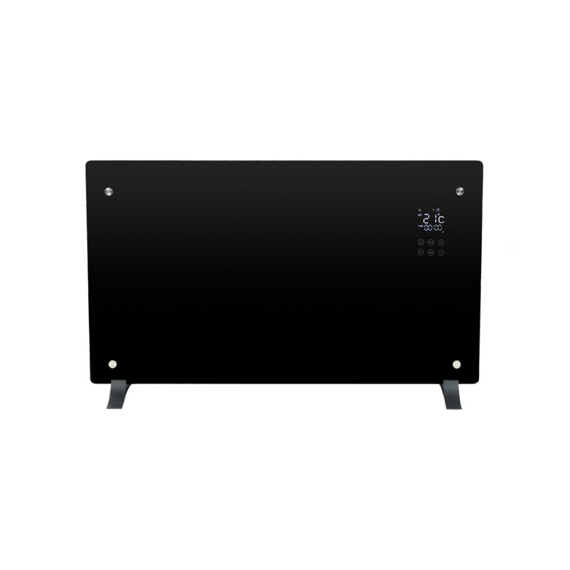Convecteur électrique Alutherm Verre 1500 Wi-Fi noir EUROM