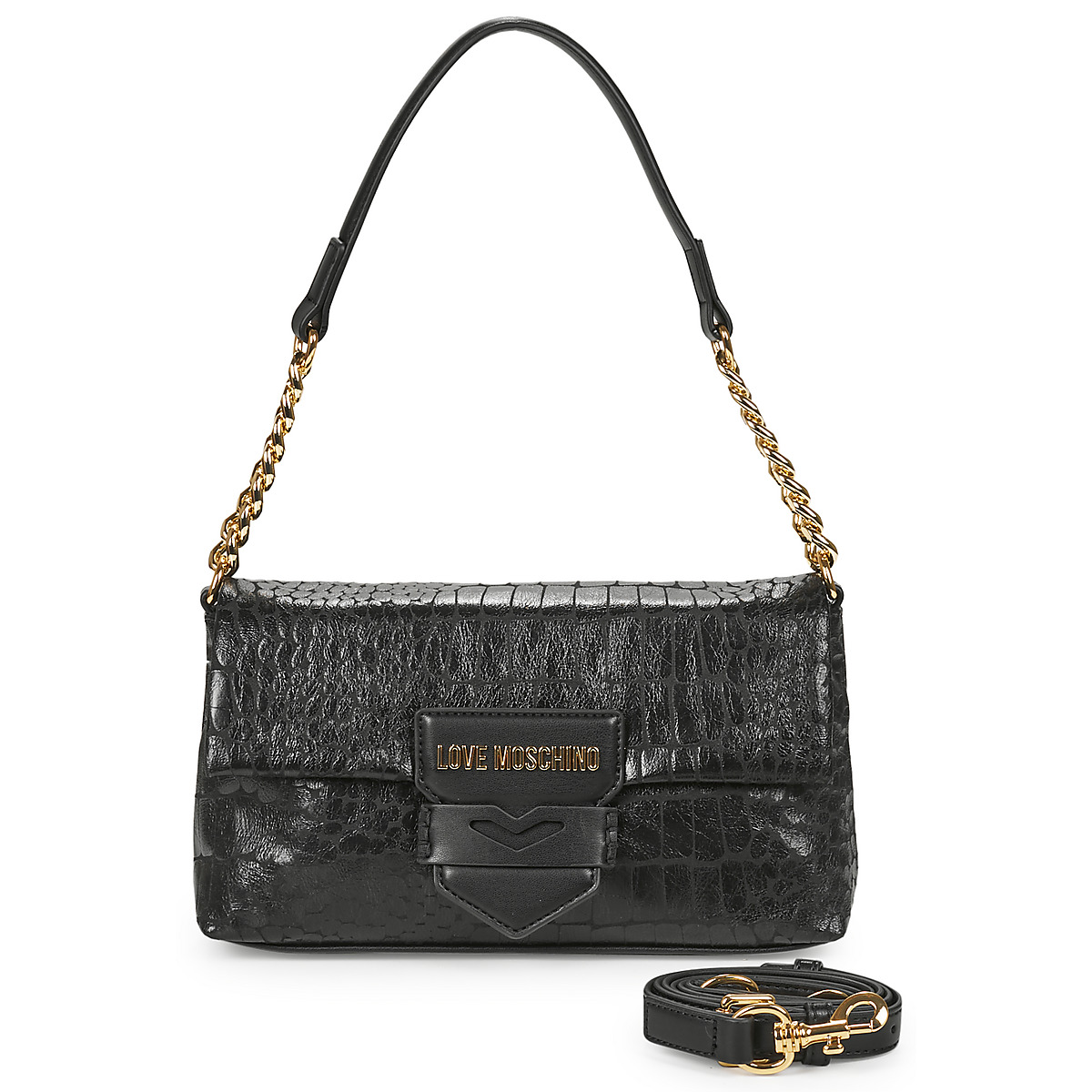 Love Moschino - SUPER SOFT CROCO JC4285PP0 - Black