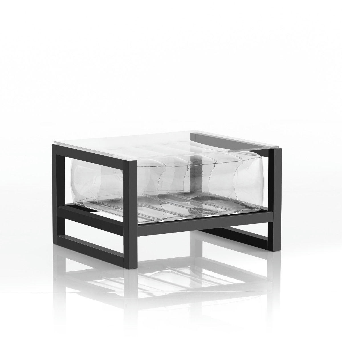 YOKO EKO - Table basse en aluminium et tpu transparent