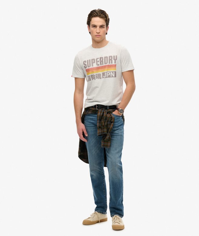 Japan Stripe Relaxed T-Shirt