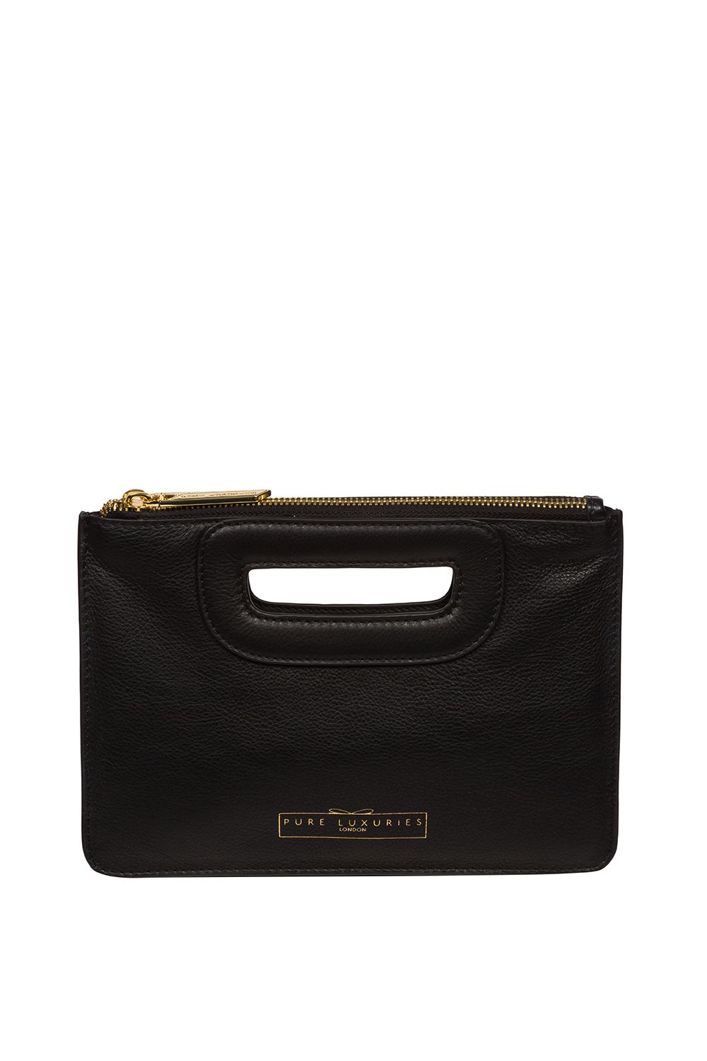 Pure Luxuries London Esher' Leather Clutch Bag
