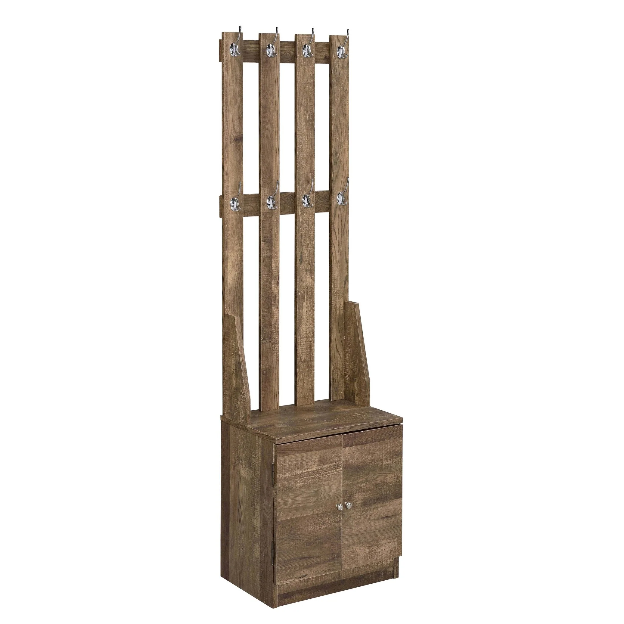 Wheatridge Weathered Oak 2-door Hall Tree