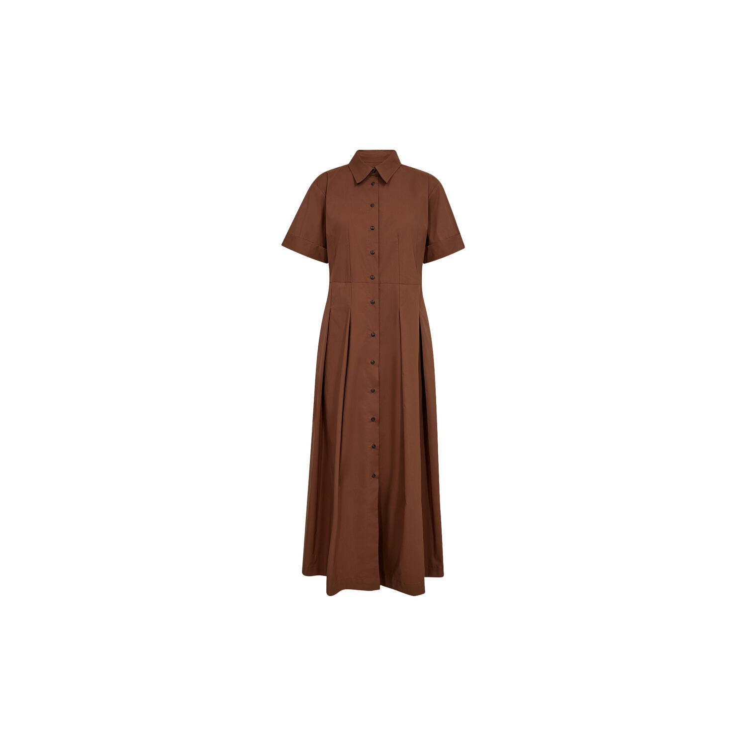 PD-Tulip Poplin Maxidress, toffee