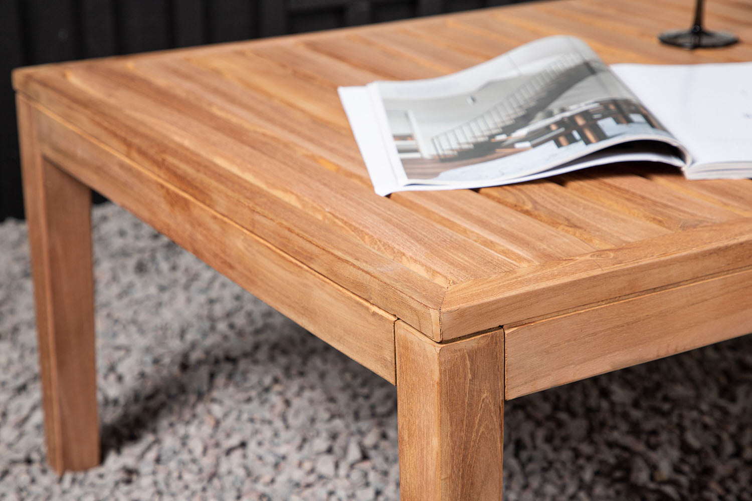 Rebellenclub Zestin Buiten Salontafel - 110 x 70cm - Naturel Hout