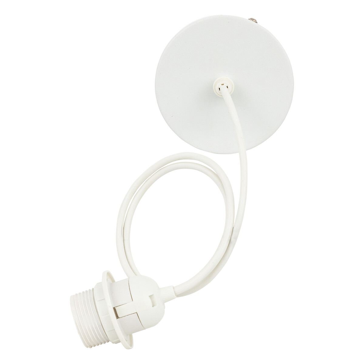 Electric cable for suspension White metal, L.80 cm