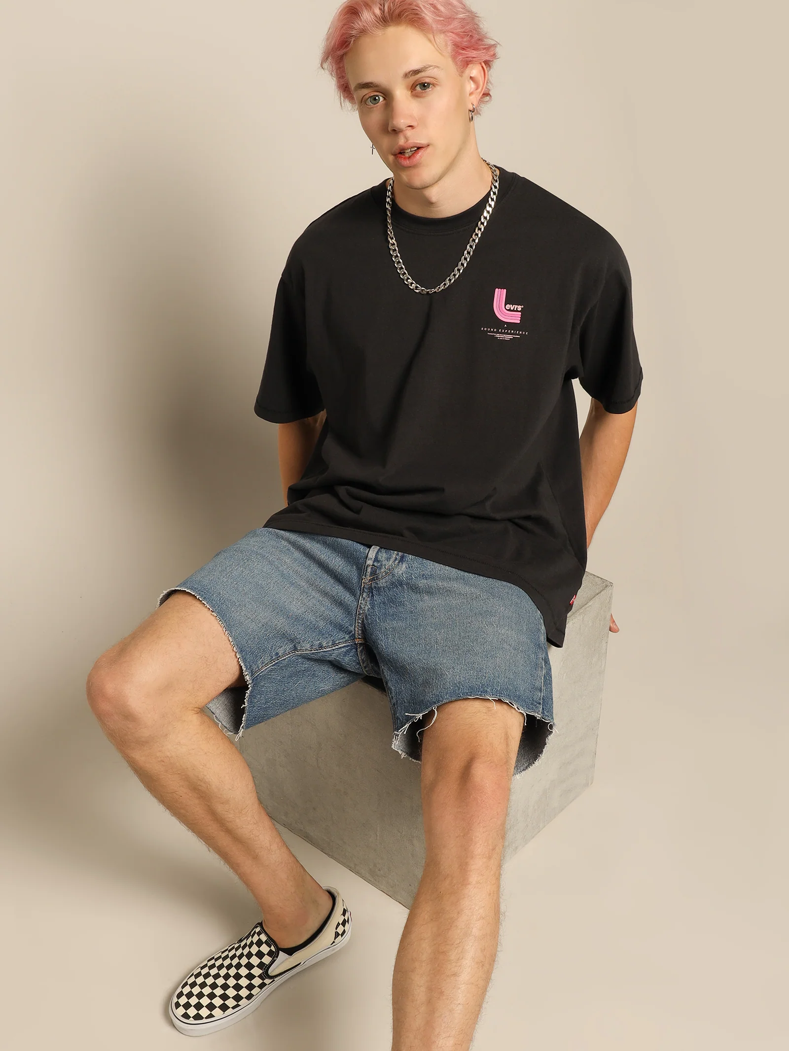 501 93' Cut Off Denim Shorts