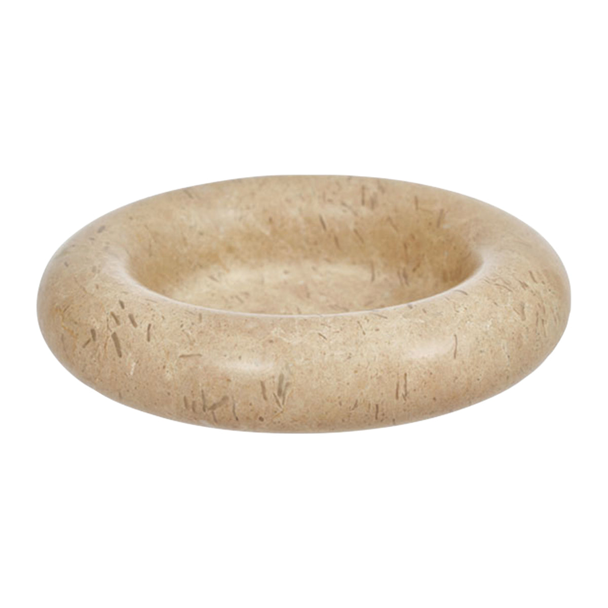OYOY Living Savi Kandelaar Ø 15,5 cm - Marmer - Beige
