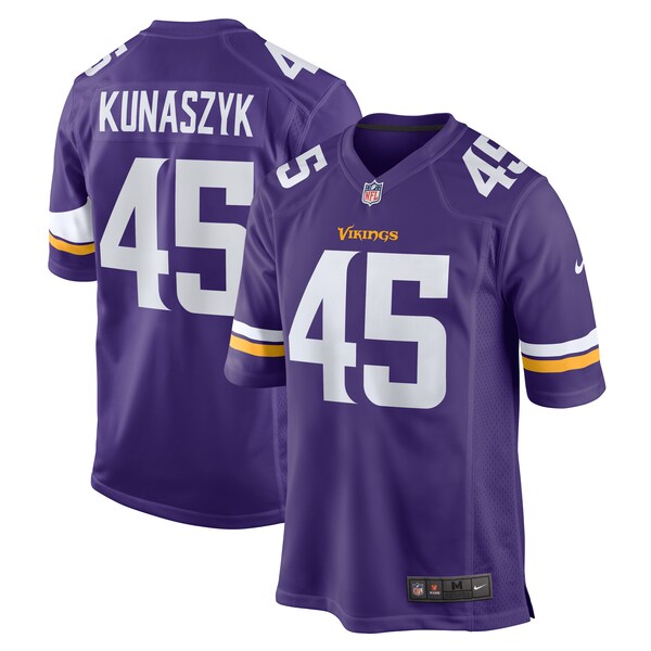 Jordan Kunaszyk Minnesota Vikings Nike  Game Jersey -  Purple