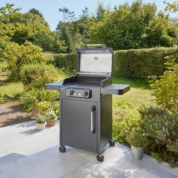 Elektrogrill »OREGON«, BxHxT: 105,5 x 108,5 x 57 cm, mattschwarz
