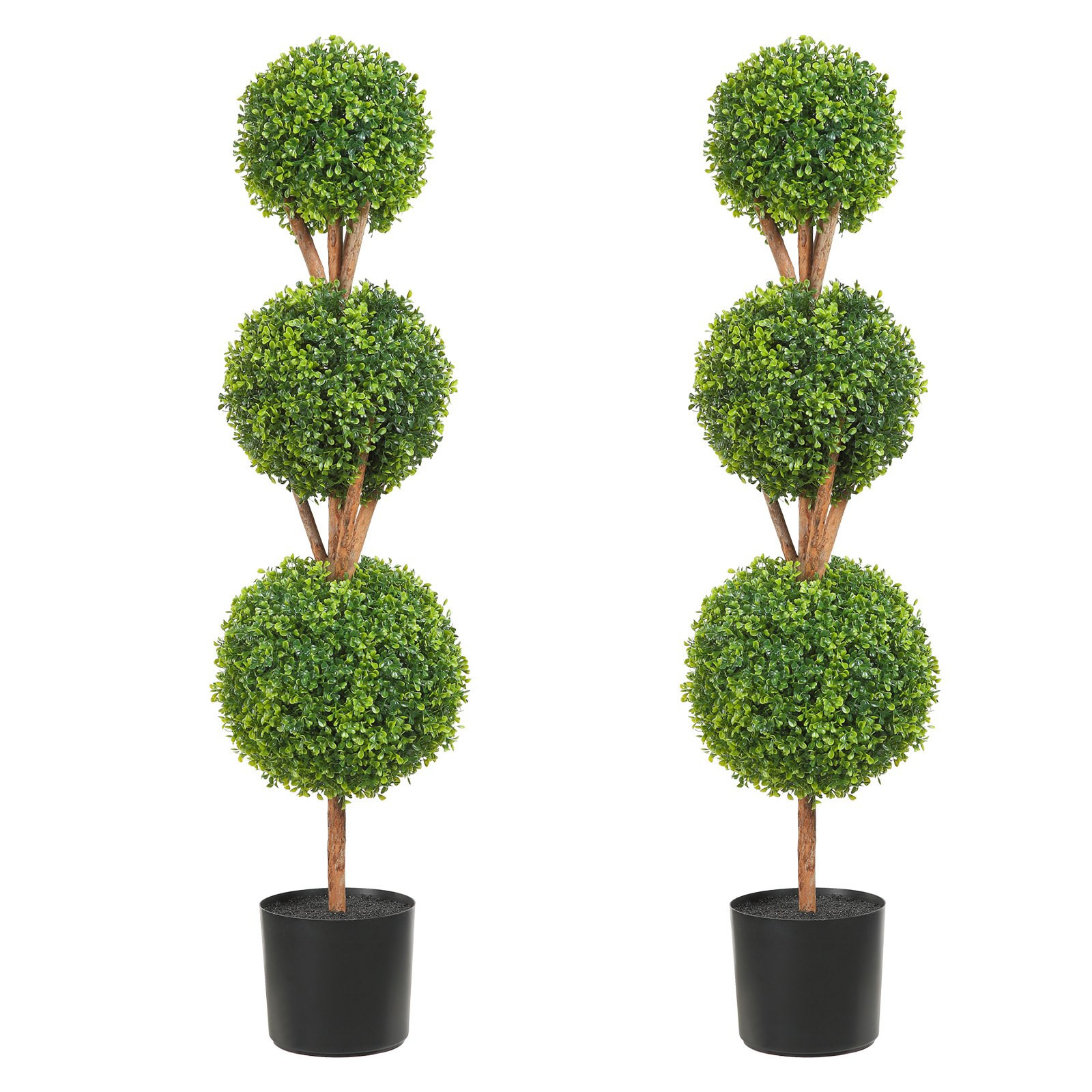 Sztuczna roślina sztuczny bukszpan topiary 2 szt