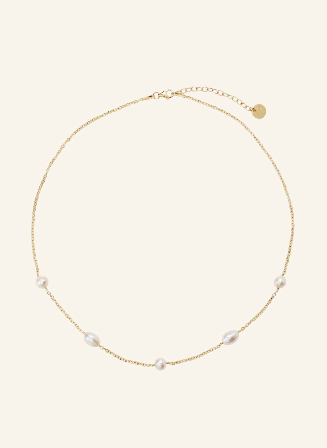 Pompidou Halsketten AURELIA PEARL by GLAMBOU