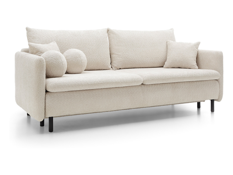 Sofa trzyosobowa Oland z pojemnikiem beżowa
