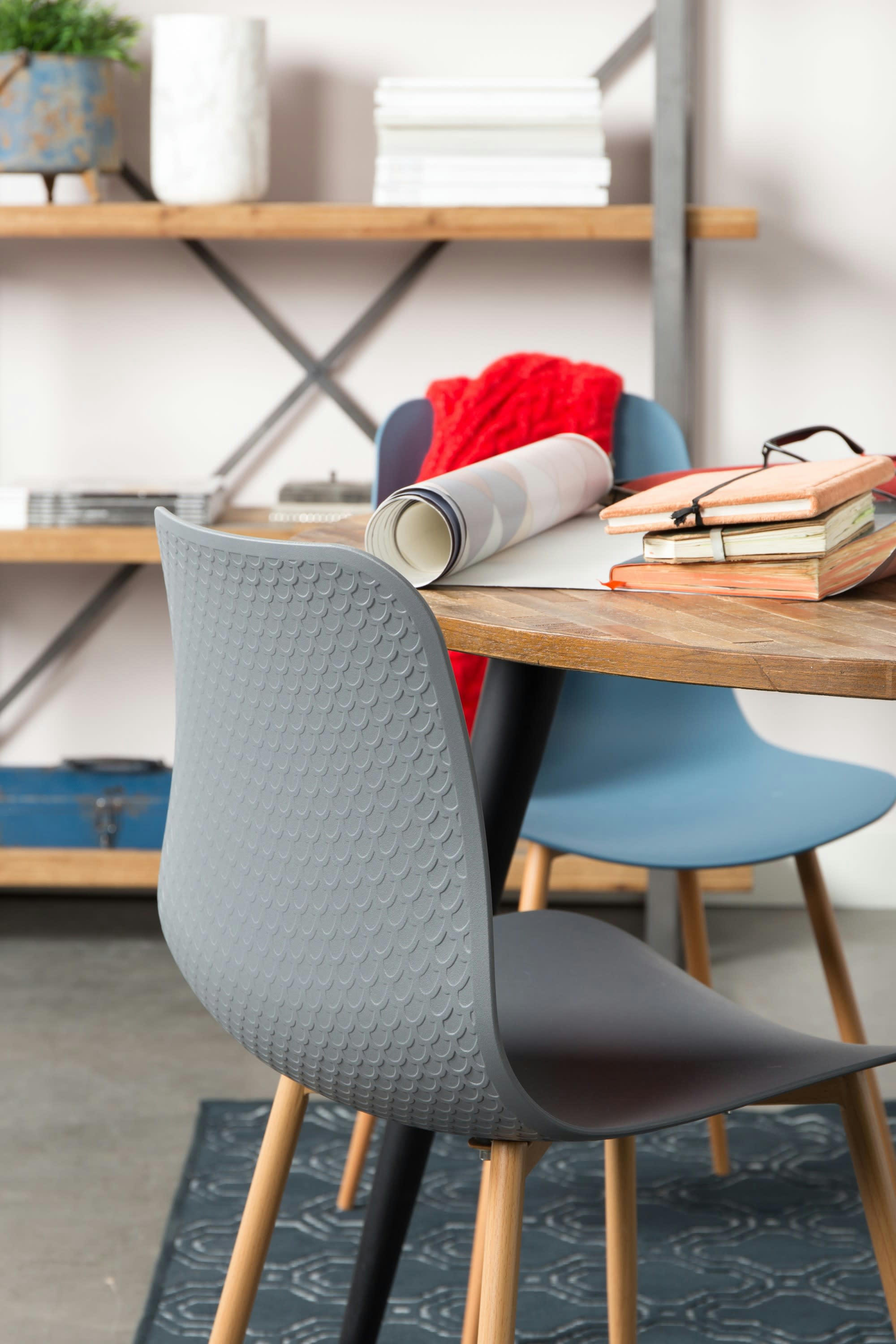 ALBERT KUIP - Chaise en polypropylène gris