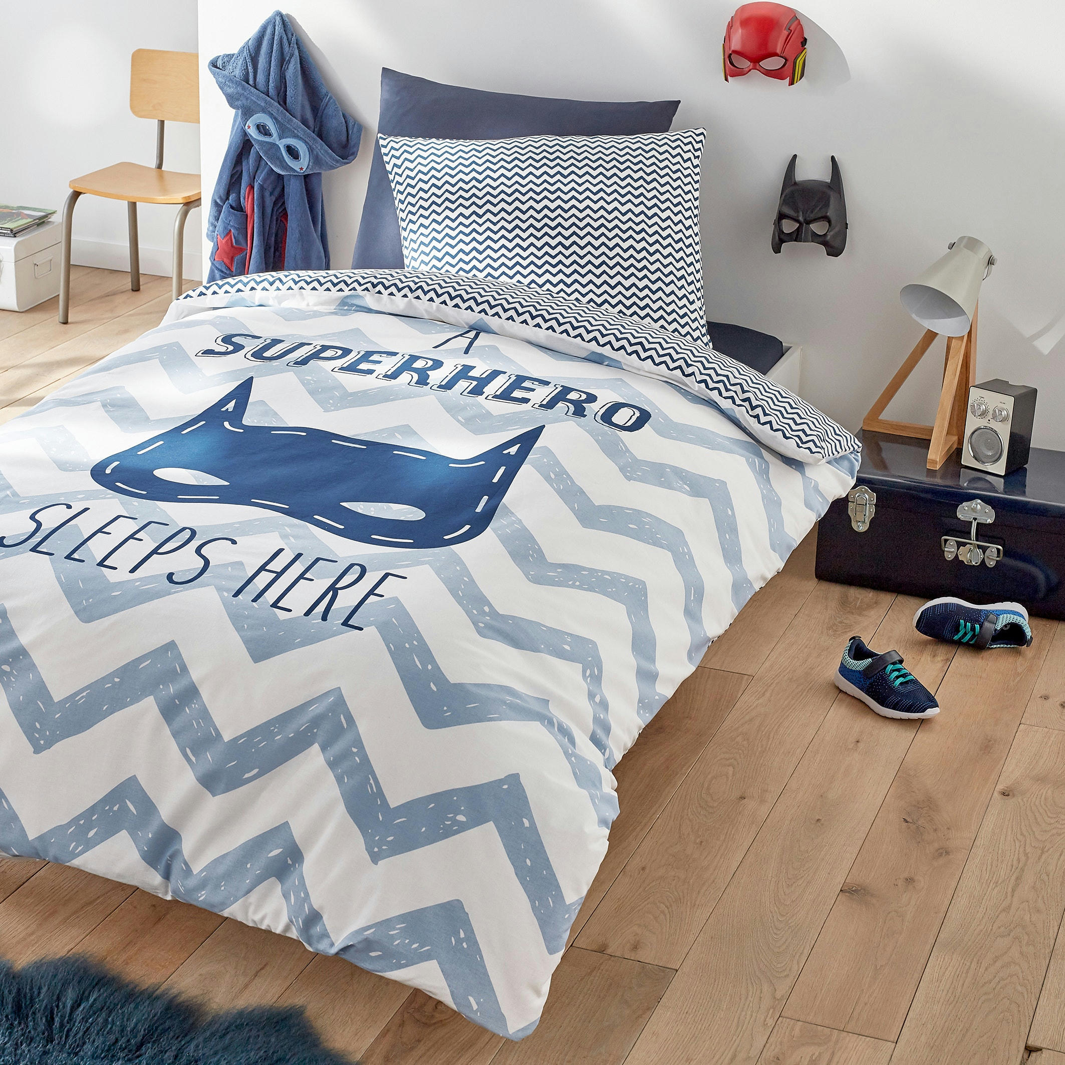 Housse de couette imprimée, Super Masque