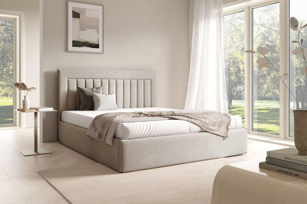 Bedframe 160x200 cm Alodie fluweel met opbergruimte