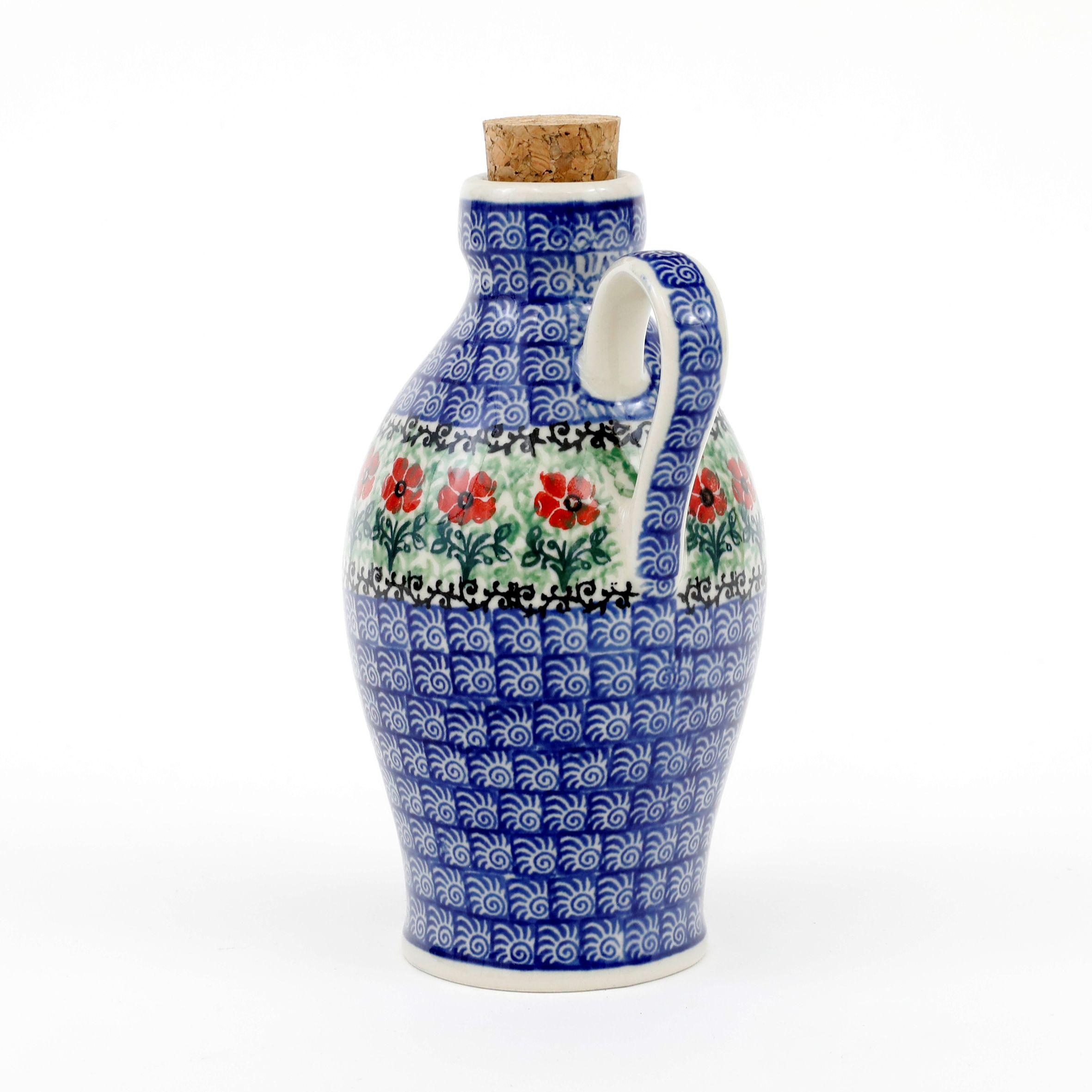 Butelka na olej B85 0,5l  1916 Czerwone kwiatuszki