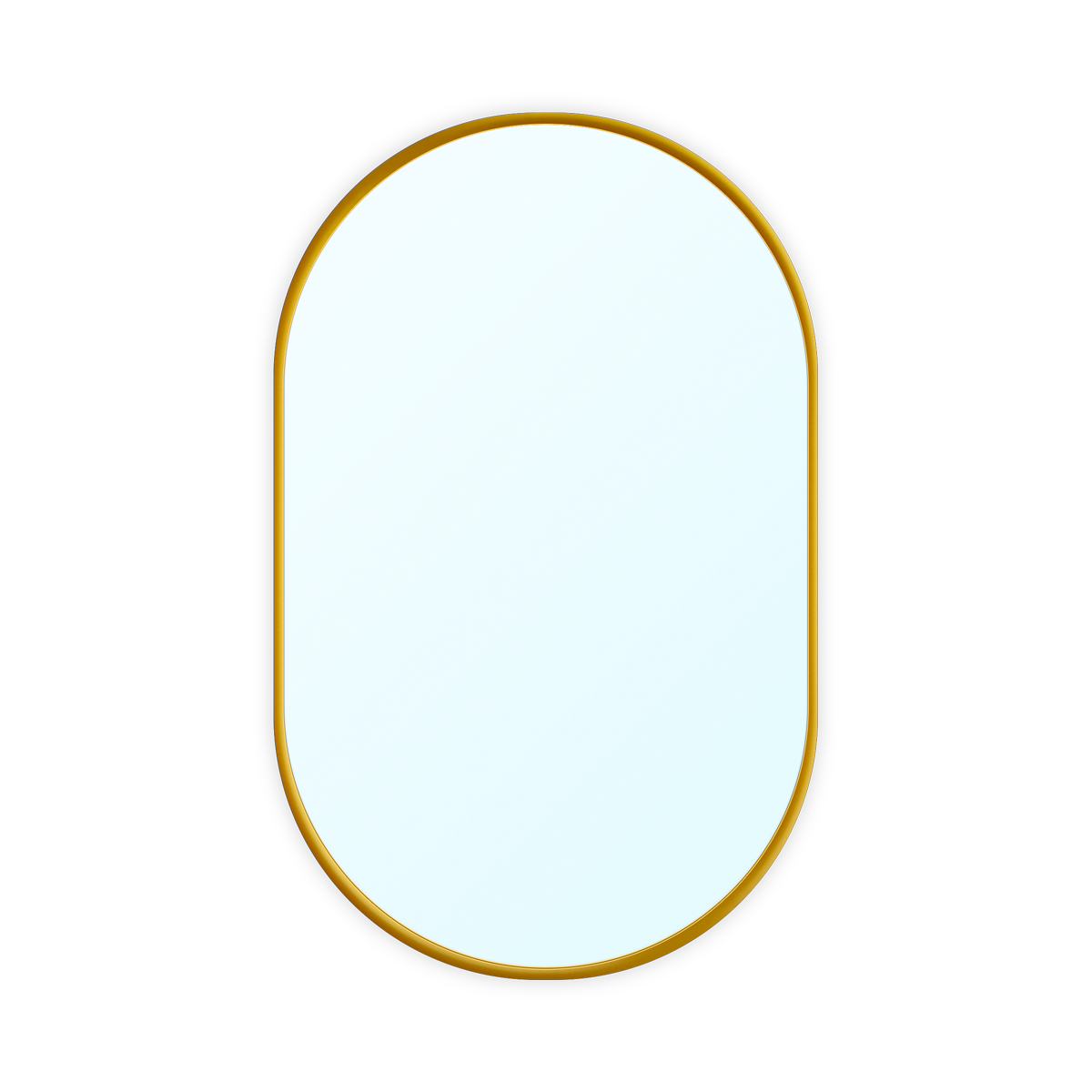 Artichok Lize Wandspiegel Ovaal 80 x 50 cm - Goud