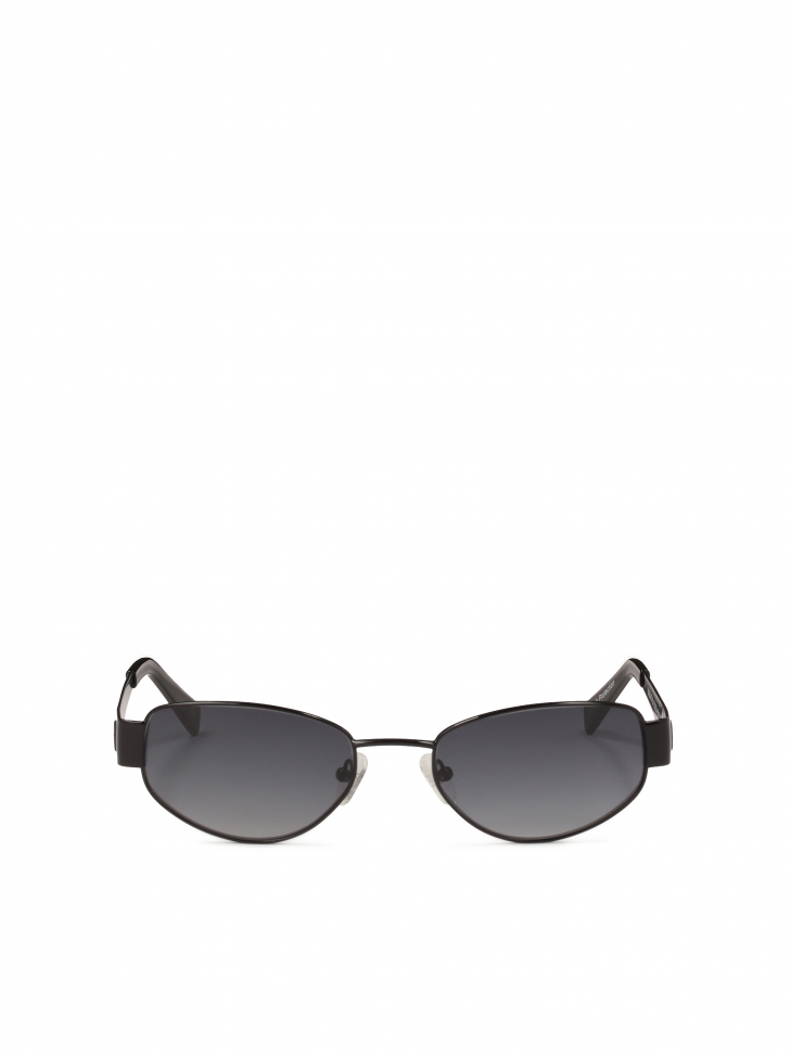 Black glasses with metal frame