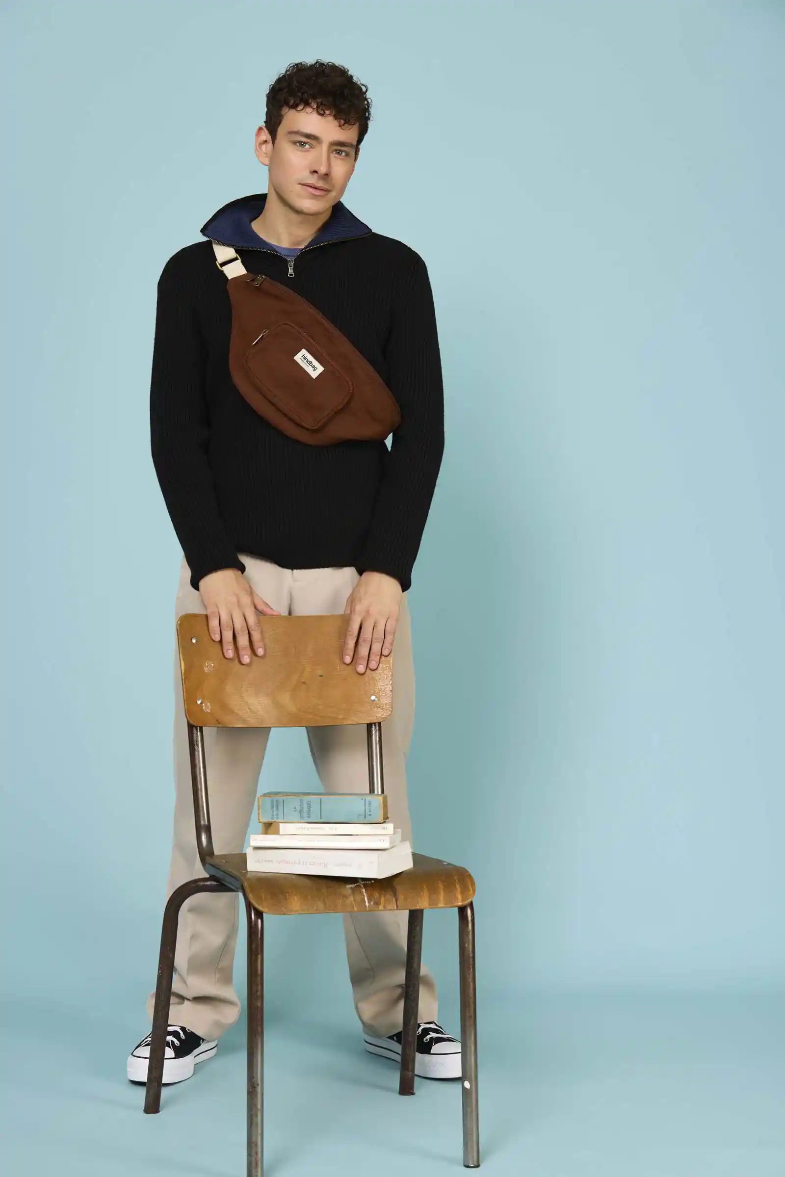Sac banane XL Sofia Chocolat