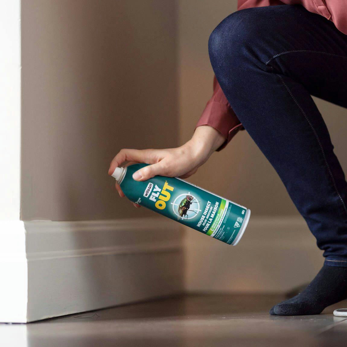 Wilson FlyOut House Insect Killer, Insecticide, Aerosol, 400-g