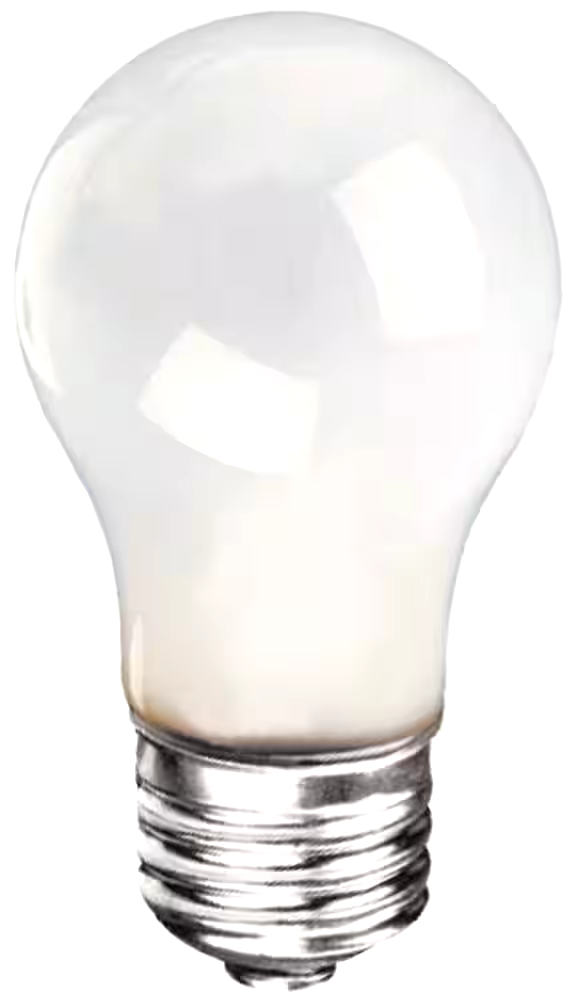 NOMA A15 E26 Base Appliances Frosted Incandescent Light Bulb, 140 Lumens, Warm White, 25W