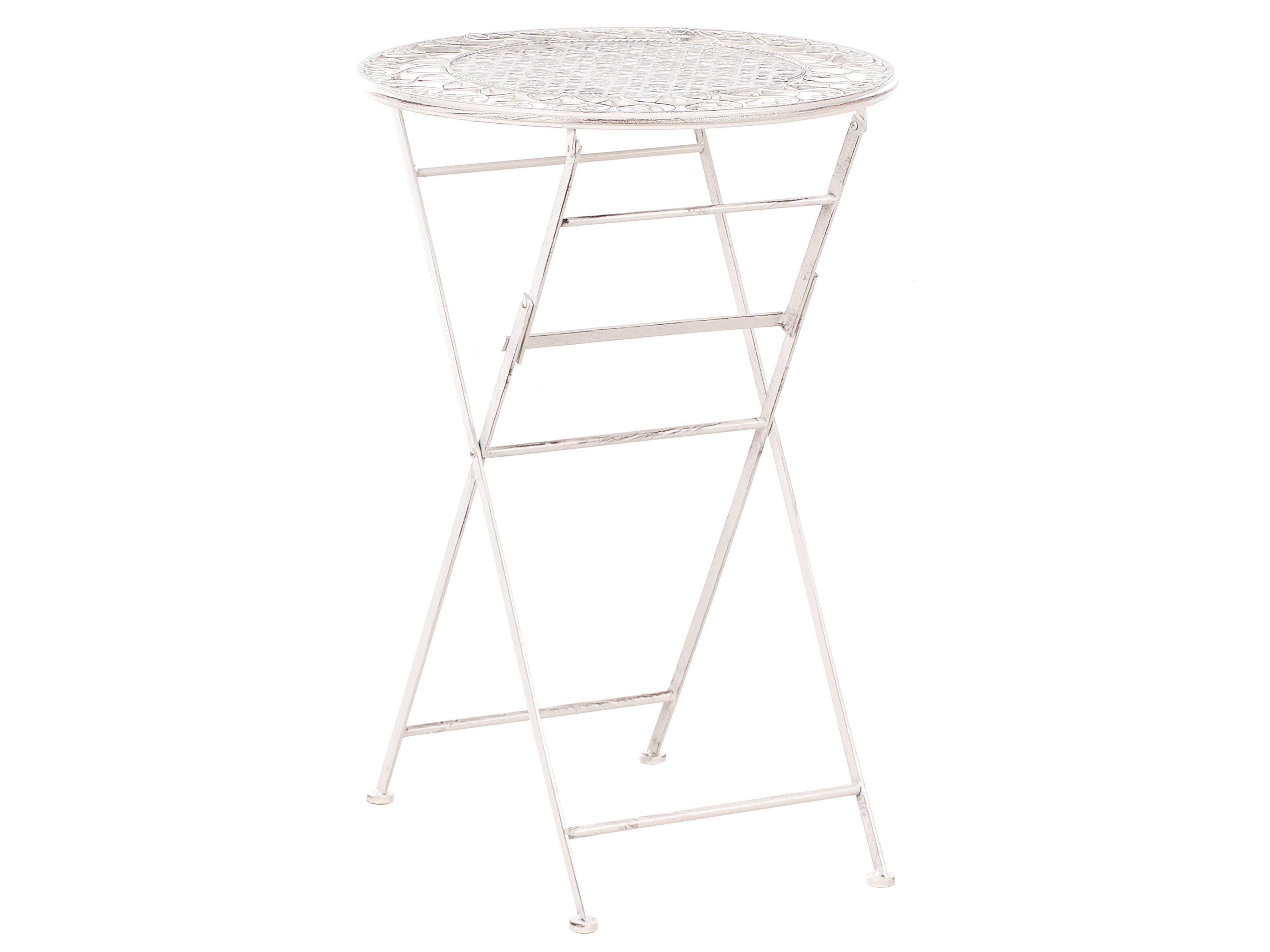 Garden Bar Set Folding TRIESTE Metal Light Beige