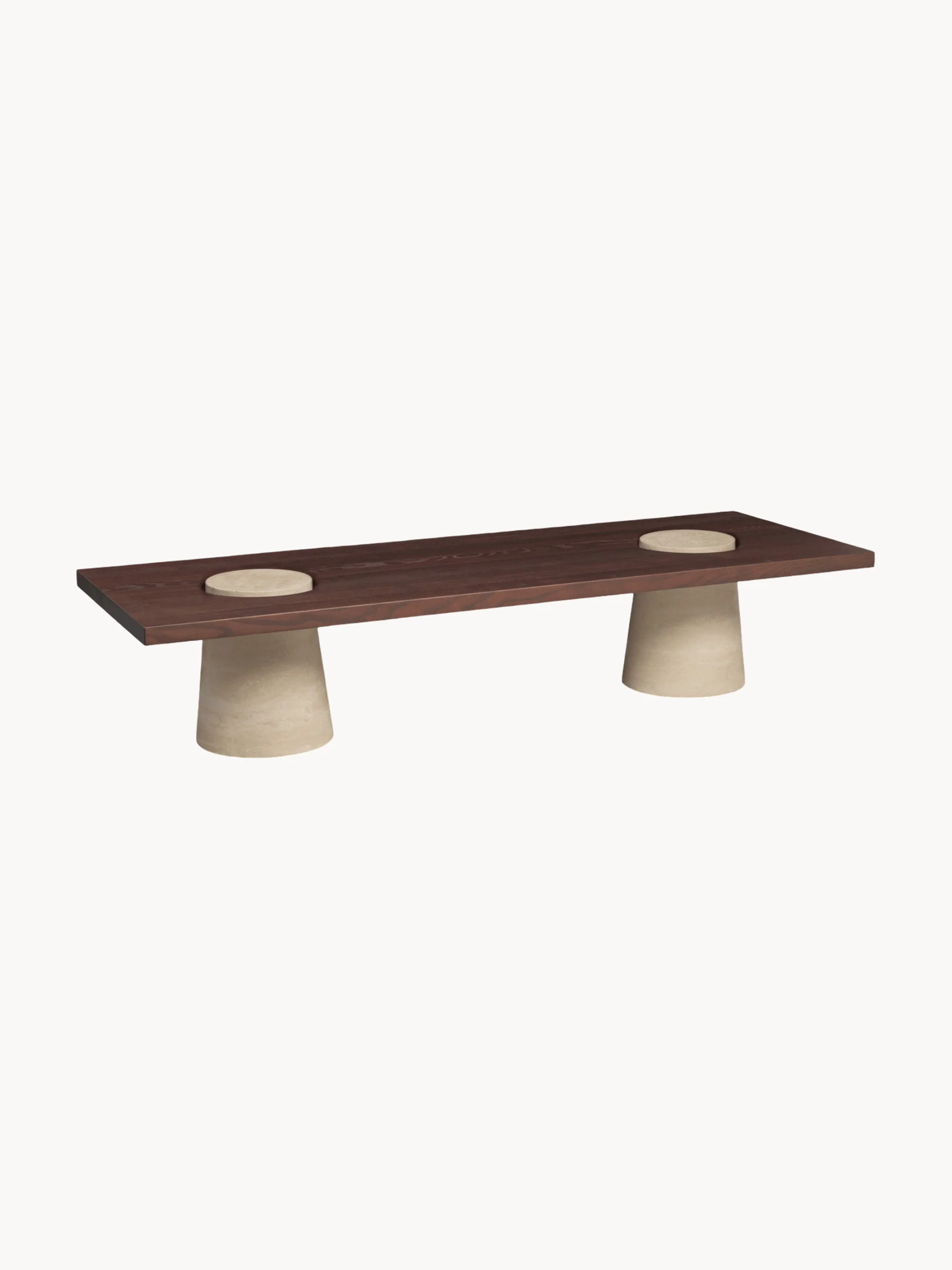 Travertin-Couchtisch Grova
