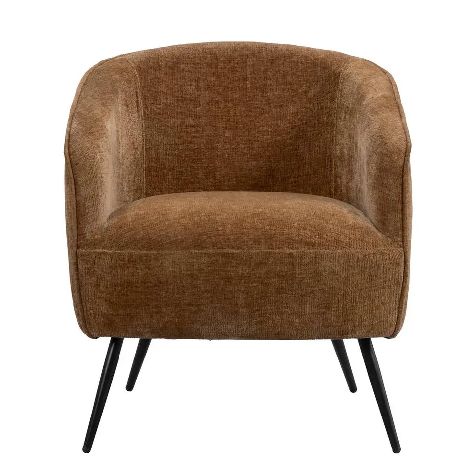 Fauteuil Carlton - stof - bruin
