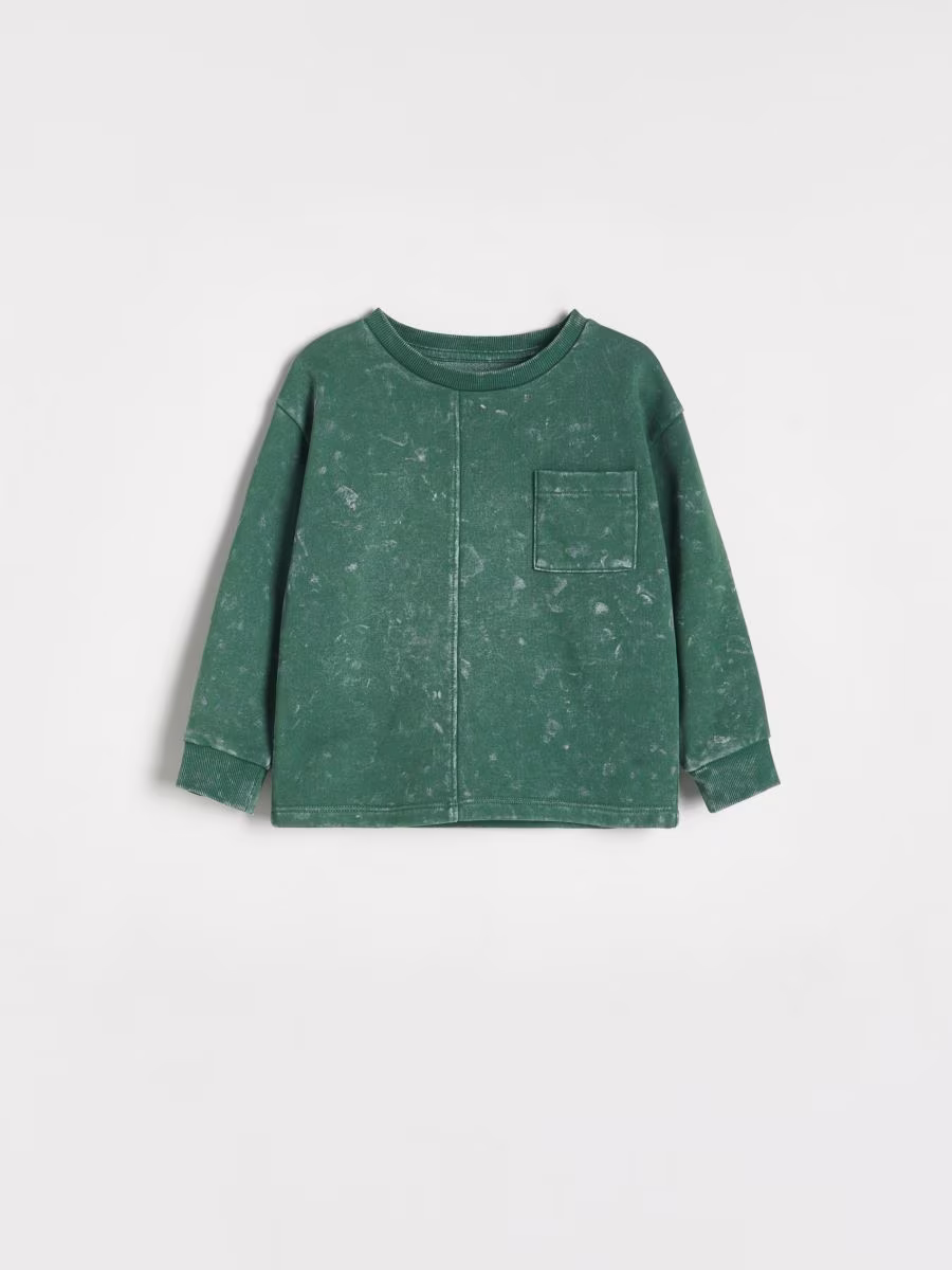 Oversized Long Sleeve T-Shirt With Pocket
