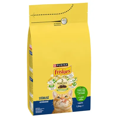 PURINA Friskies Sterilised Cat with Lamb, Chicken & Vegetables
