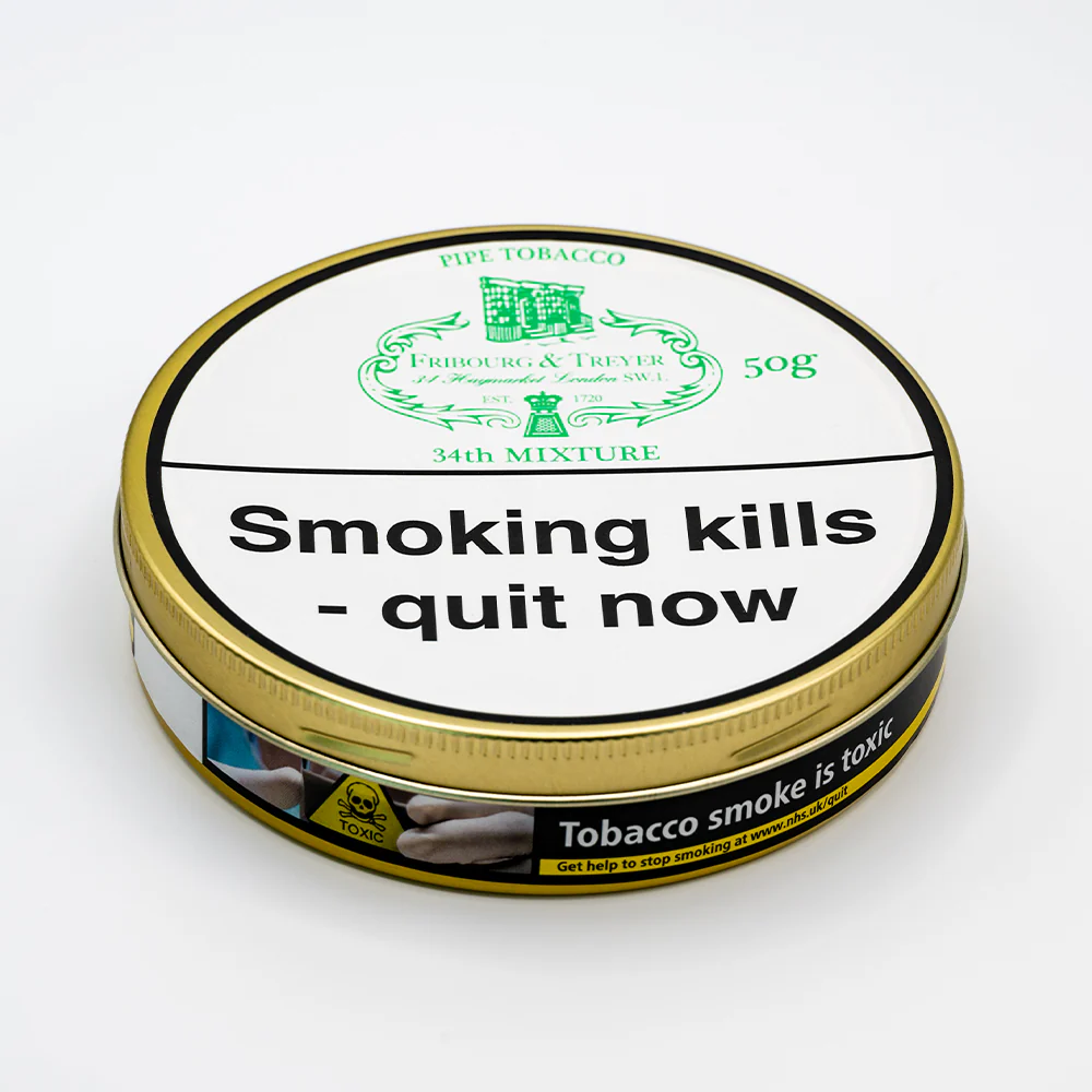 Fribourg & Treyer 34th Mixture Pipe Tobacco 50g Tin