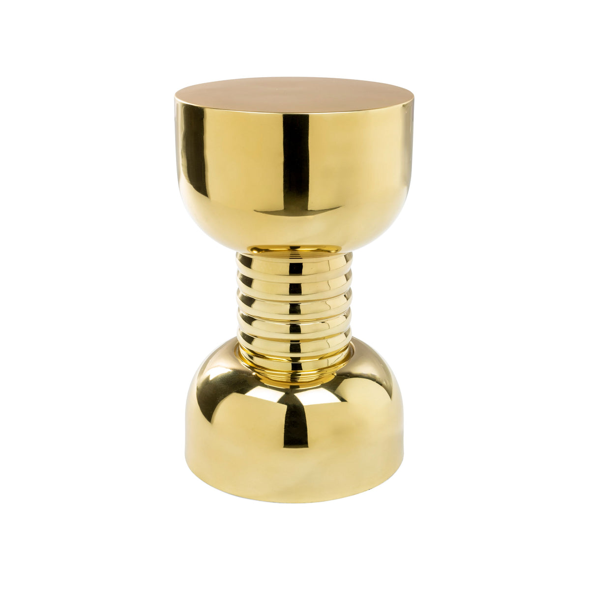 Bold Monkey Gonna Make You Sweat Bijzettafel Rond 29 cm Metaal Goud