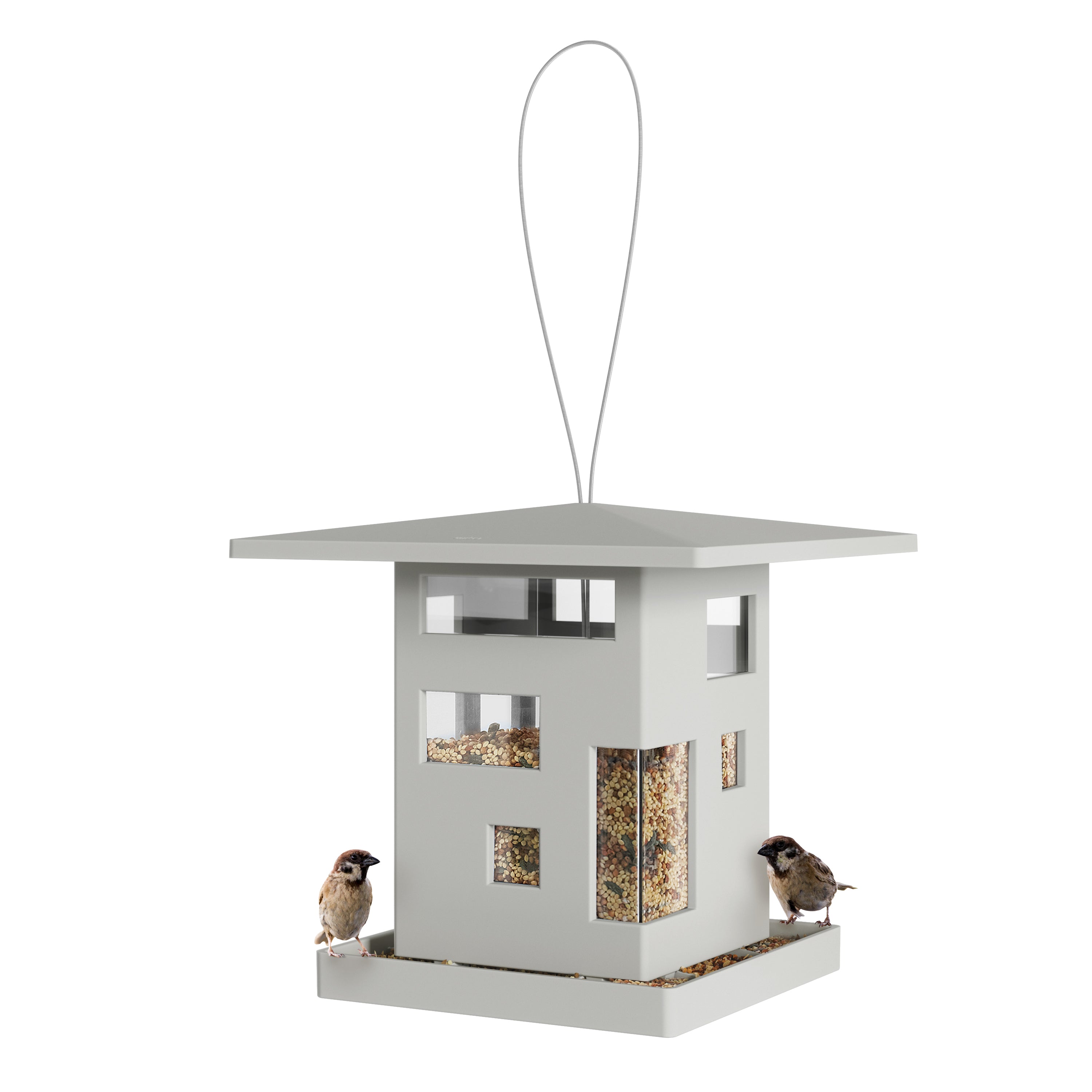 Umbra voederhuisje Bird Cafe - 23 x 23 x 21 cm - Grijs