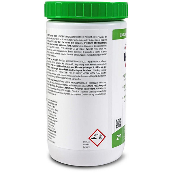 Correcteur pH MOINS/MINUS hth Spa micro-billes - 2 kg - 2 kg