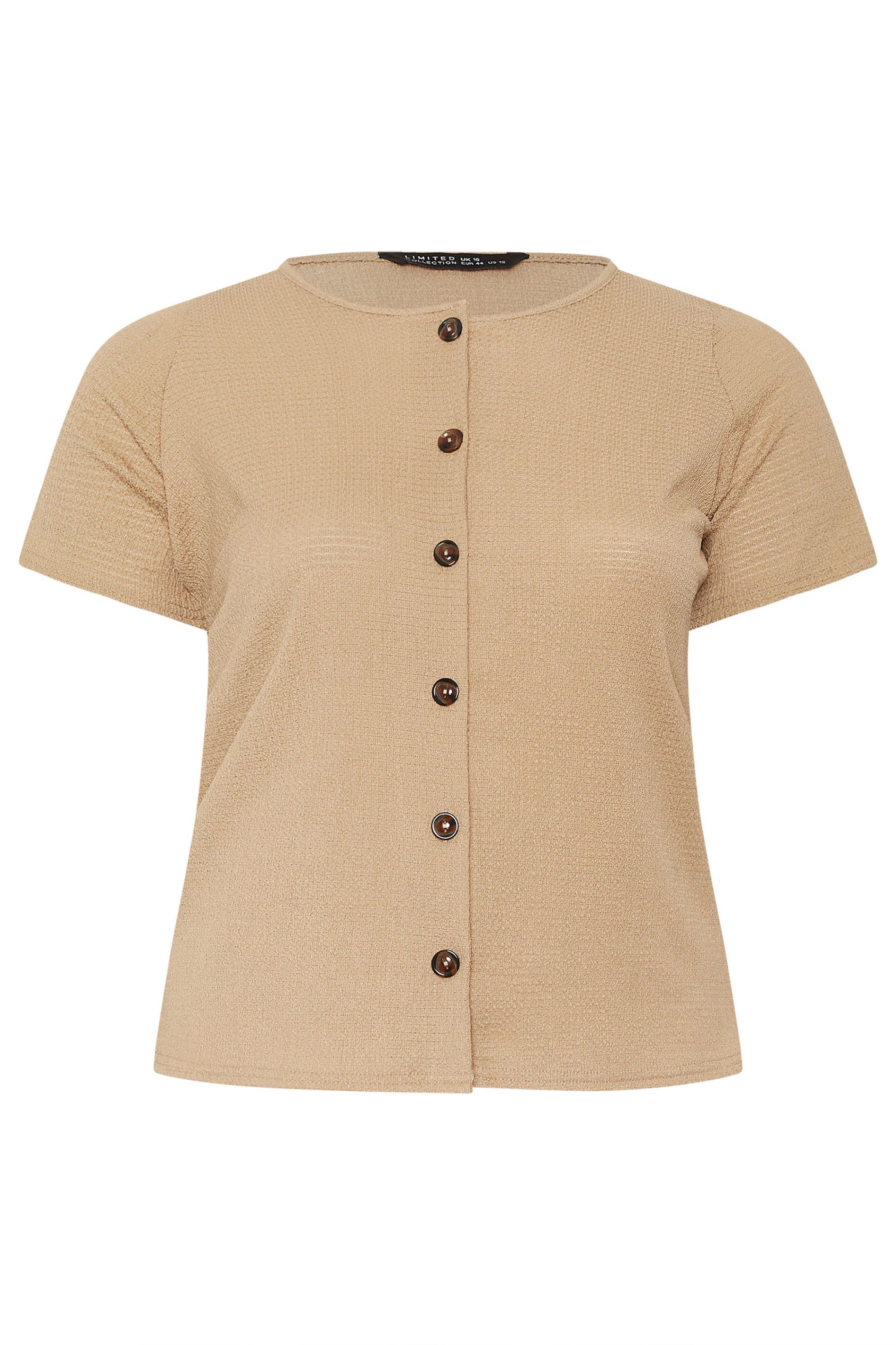 Yours Crinkle Short Sleeve Top